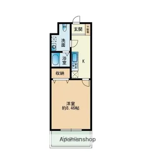 ビューサイト大濠南【5階】の間取り