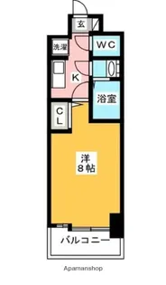 ピュアドームサウスイースト天神【5階】の間取り