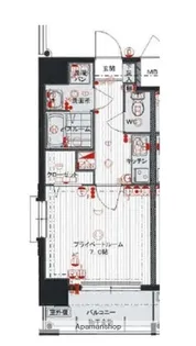 レジデンシャルヒルズデュオスタイル【2階】の間取り