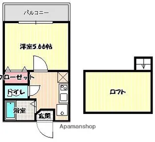リリーフ周船寺Ⅱ【2階】の間取り