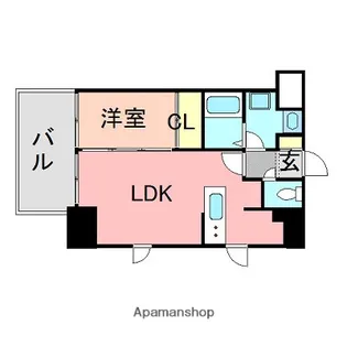 サヴォイザ・セントラルガーデン【3階】の間取り