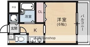 ロイヤルコンフォート梅光園【4階】の間取り