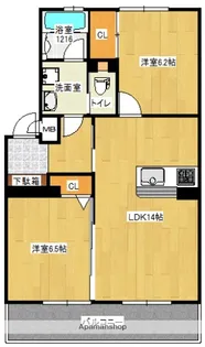 三宅中央ビル【2階】の間取り