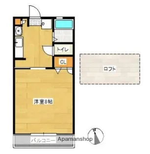 ウェーデルンヒウラ【1階】の間取り