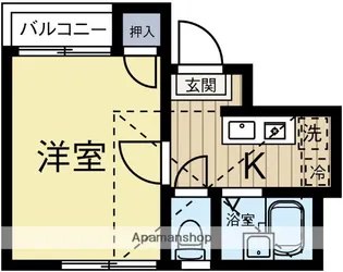 フィオーレ城南【1階】の間取り