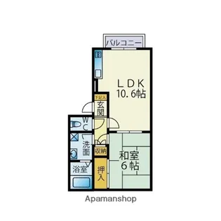 サンブライト観光通り【1階】の間取り