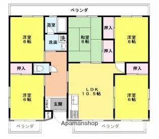 ホワイトエクセル【2階】の間取り