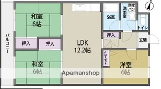 プレシャスコーラル【5階】の間取り