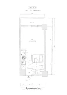 テングッド昭代【3階】の間取り