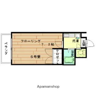 ハッピネス大濠【7階】の間取り