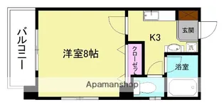 サンコート秋穂【5階】の間取り