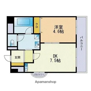 ガーデンコートけやき【7階】の間取り