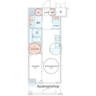 ネストピア博多シティ【9階】の間取り