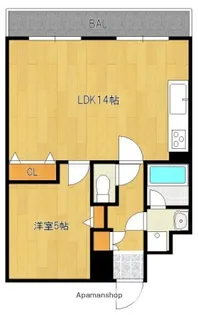 ルフェール博多駅南【4階】の間取り