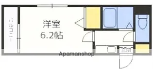 博多ブライトンハウス【4階】の間取り