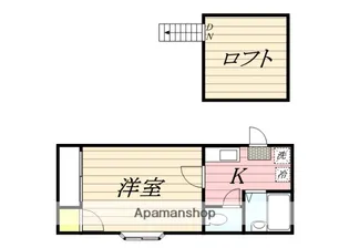 ボヌール博多【2階】の間取り