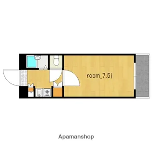 グランドステイタス橋本【9階】の間取り