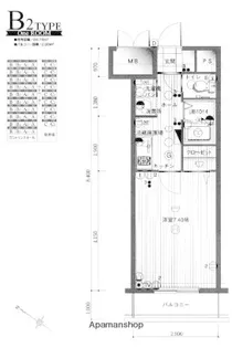 アイセレブ祇園【8階】の間取り