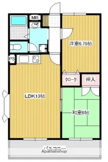 リヴァージュ大橋【1階】の間取り