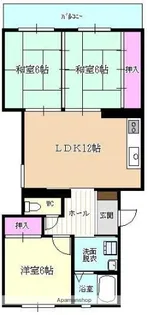 寺塚ニューハイツ【2階】の間取り