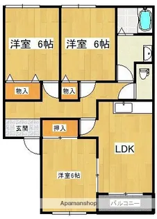 サンガーデン横浜【2階】の間取り