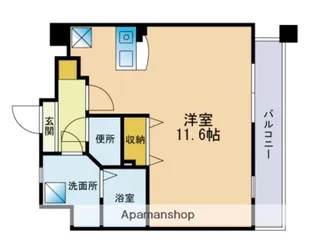 サン姪浜【1階】の間取り