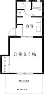 フレグランス・アイ【1階】の間取り