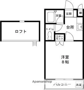 メゾンレジュール【2階】の間取り