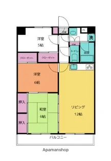 コンチェルト長尾【3階】の間取り