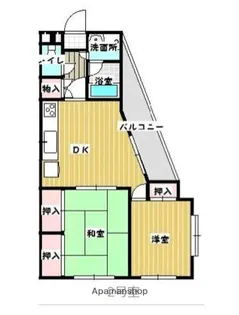 南片江コスモ【2階】の間取り