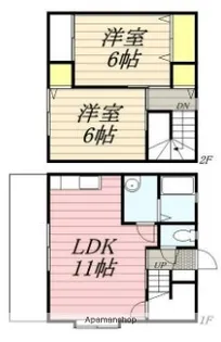 ビオス重留A棟【1階】の間取り