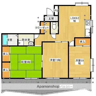 ファミールヨシダ【7階】の間取り