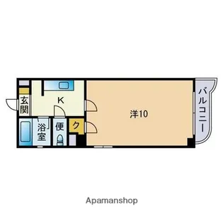 トピア大濠【3階】の間取り