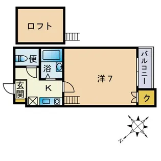 サンライズガーデン高宮壱番館【2階】の間取り