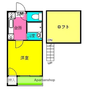 アクアフレスカ博多【2階】の間取り