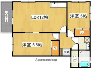 プリーマルーチェ【2階】の間取り