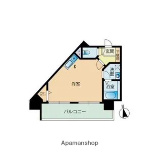 ベローザ六本松【4階】の間取り