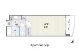 グランディール平尾山荘【5階】の間取り