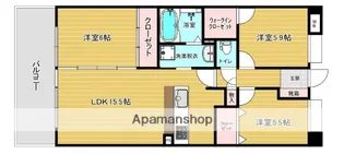 リファレンス寺塚【3階】の間取り