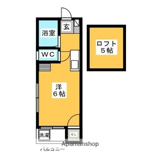 メゾン・サン薬院【2階】の間取り