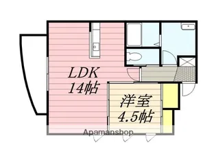ルネス・アルベルグ【3階】の間取り
