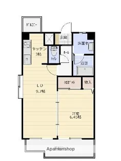 BONTOURⅡ番館【3階】の間取り