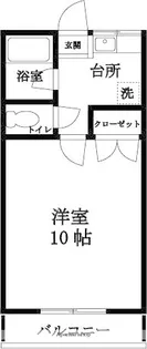 メゾンレジュール神松寺【1階】の間取り