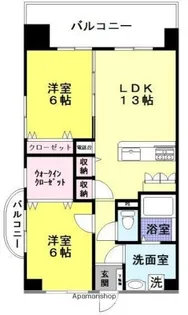 キャメロットリブ【8階】の間取り