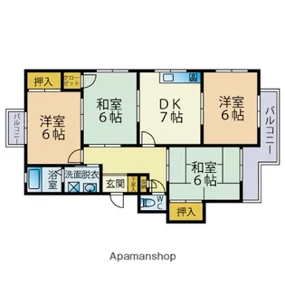 メゾン八木【2階】の間取り