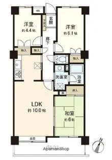 パーク・ノヴァ高取南【2階】の間取り