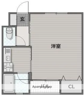 VISTA室見【3階】の間取り