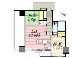 モントーレ荒江レジデンシャルタワー【12階】の間取り