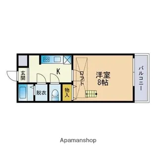 パレスライラック【2階】の間取り