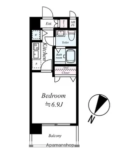 ピュアドーム博多エッセンシア【5階】の間取り